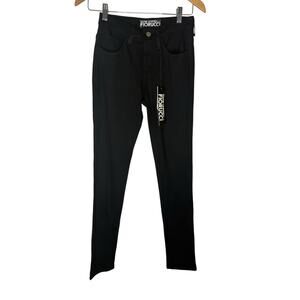 New with tags, Naomi Campbell for Fiorucci black stretch pants Size 38 (IT)
